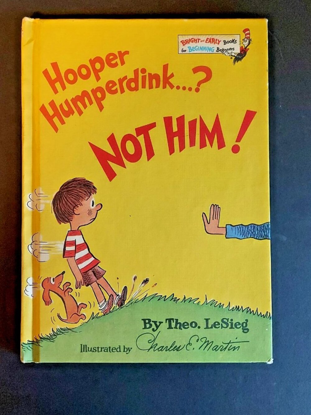 Vtg 1976 Hooper Humperdink? Not Him! Dr. Seuss-Theo LeSieg Hardcover Book